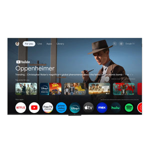 Titan Weatherproof Outdoor TV Full Sun G-300 Mini LED QLED 4K Smart TV powered by Google TV OS