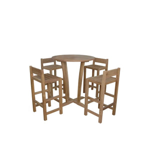 Anderson Teak Descanso Sedona 5-Pieces Bar Table