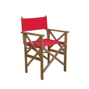 Anderson Teak Director Folding Armchair w/ Canvas
