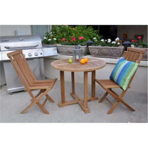 Anderson Teak Montage Bristol 3-Pieces Dining Set