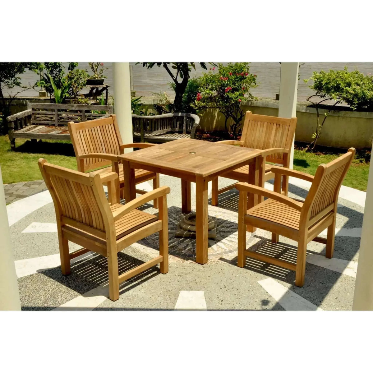 Anderson Teak Bahama Sahara 5-Pieces Bistro Table