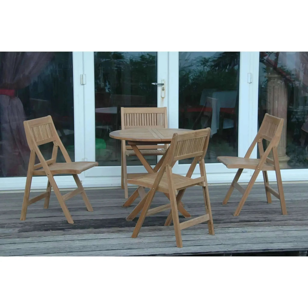 Anderson Teak Windsor 5-Pieces Round Bistro Set