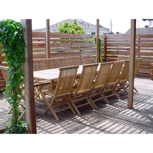 Anderson Teak Valencia Classic 15-Pieces Dining Set