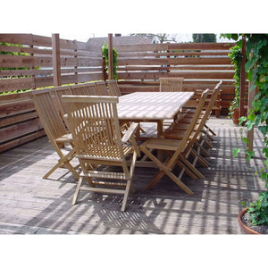 Anderson Teak Valencia Classic 15-Pieces Dining Set