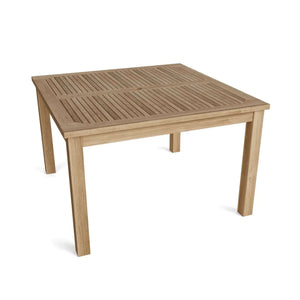 Anderson Teak 47" Windsor Square Small Slat Dining Table