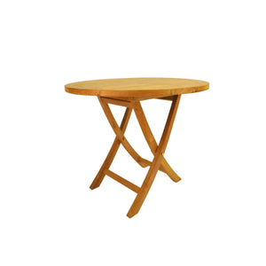 Anderson Teak Bahama 35" Round Bistro Folding Table