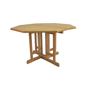 Anderson Teak Butterfly 47" Octagonal Folding Table