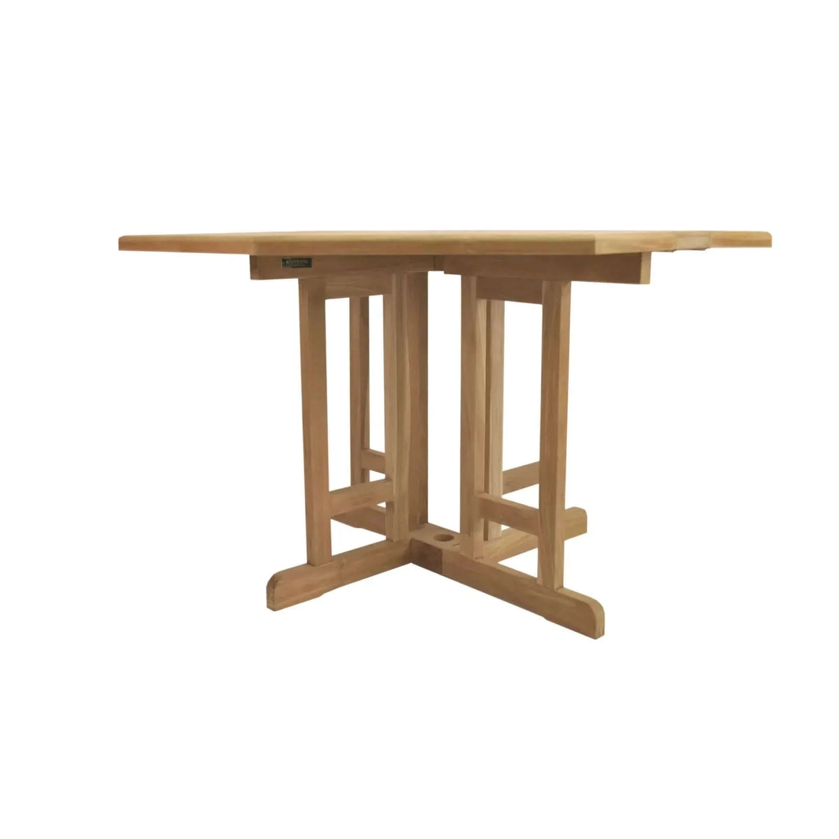 Anderson Teak Butterfly 47" Octagonal Folding Table