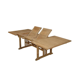 Anderson Teak Sahara 106" Rectangular Double Ext. Table
