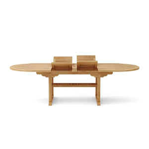 Anderson Teak Sahara 106" Oval Double Ext. Table
