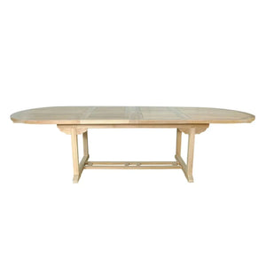 Anderson Teak Bahama 117" Oval Extension Table W/ Double Extensions