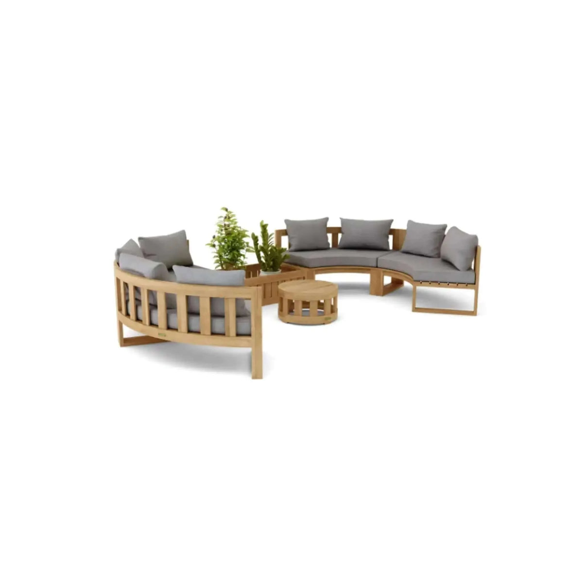 Anderson Teak Circular Modular Deep Seating Set 809