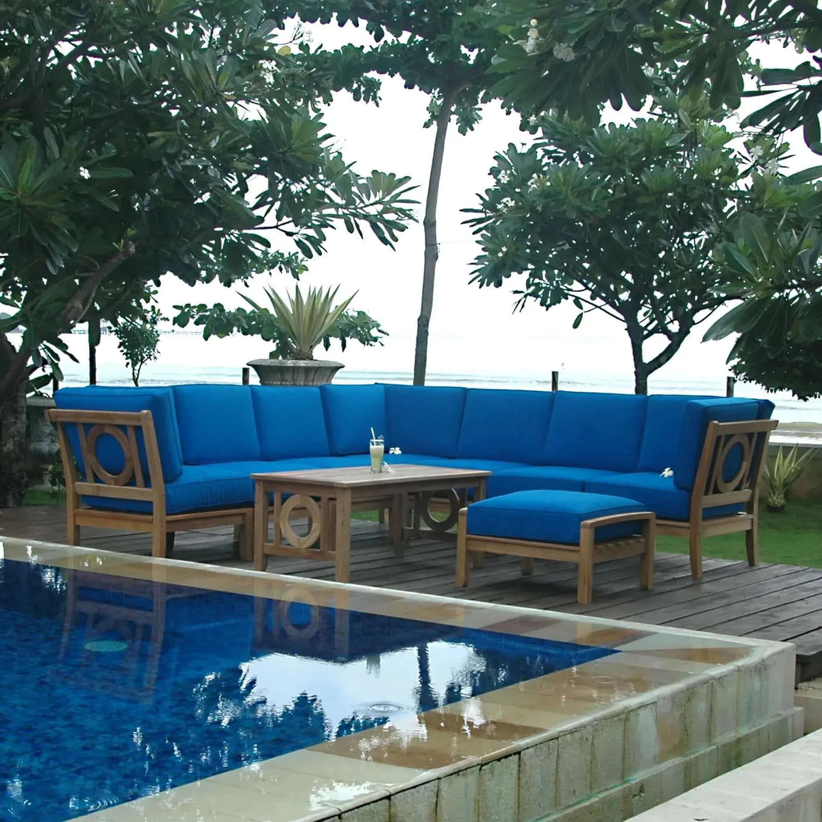 Anderson Teak Natsepa 9-Pieces Modular Set A