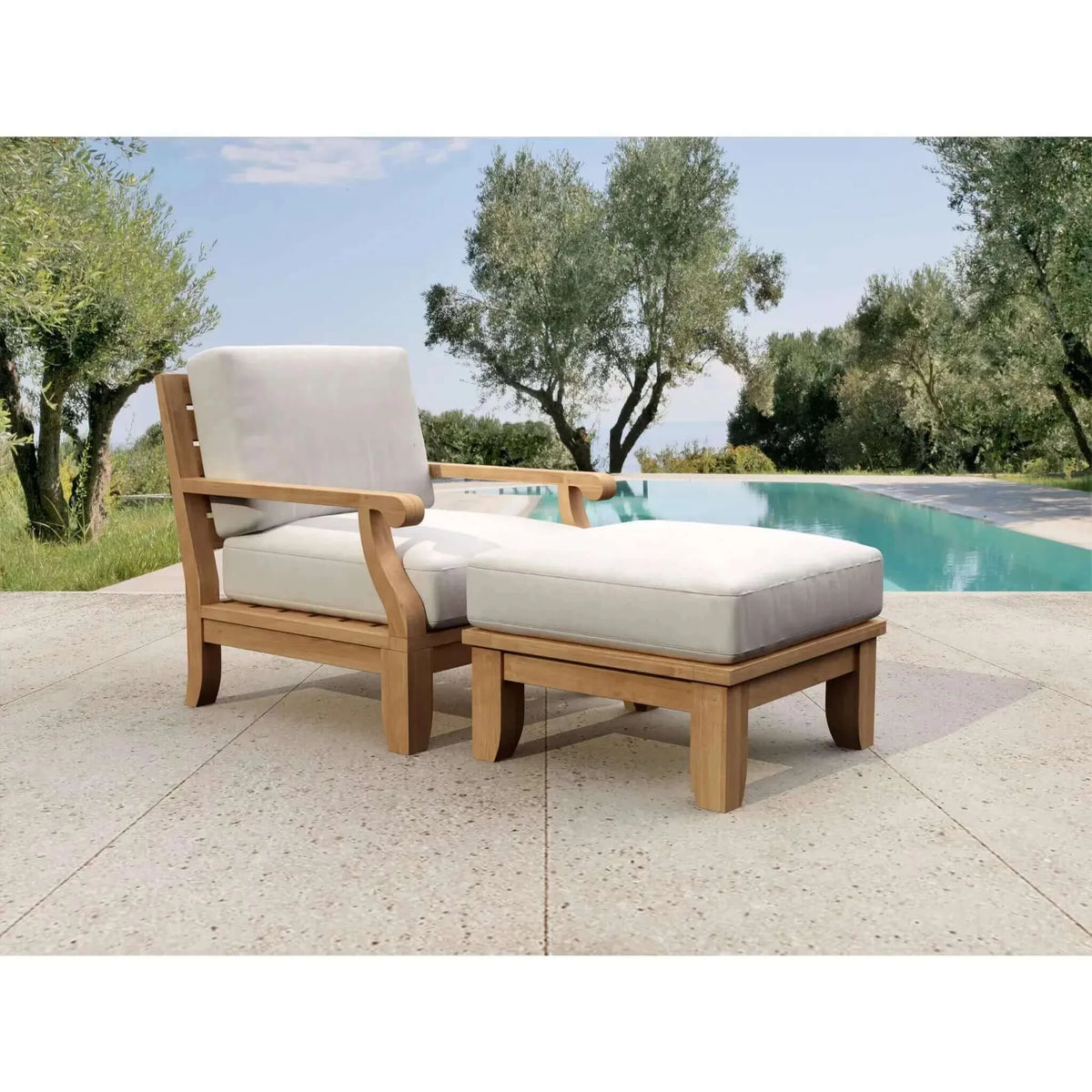 Anderson Teak Riviera Luxe 2-Pieces Modular Set