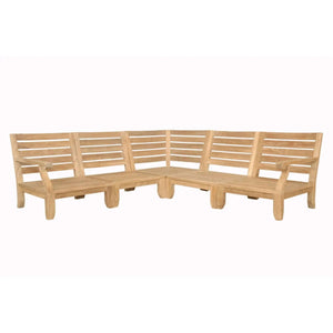 Anderson Teak Riviera Luxe 5-Pieces Modular Set