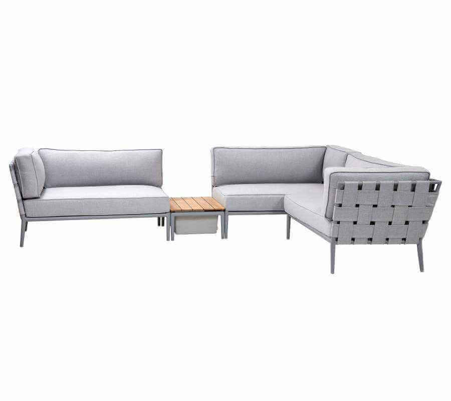Cane-Line Conic Lounge 2-Light grey