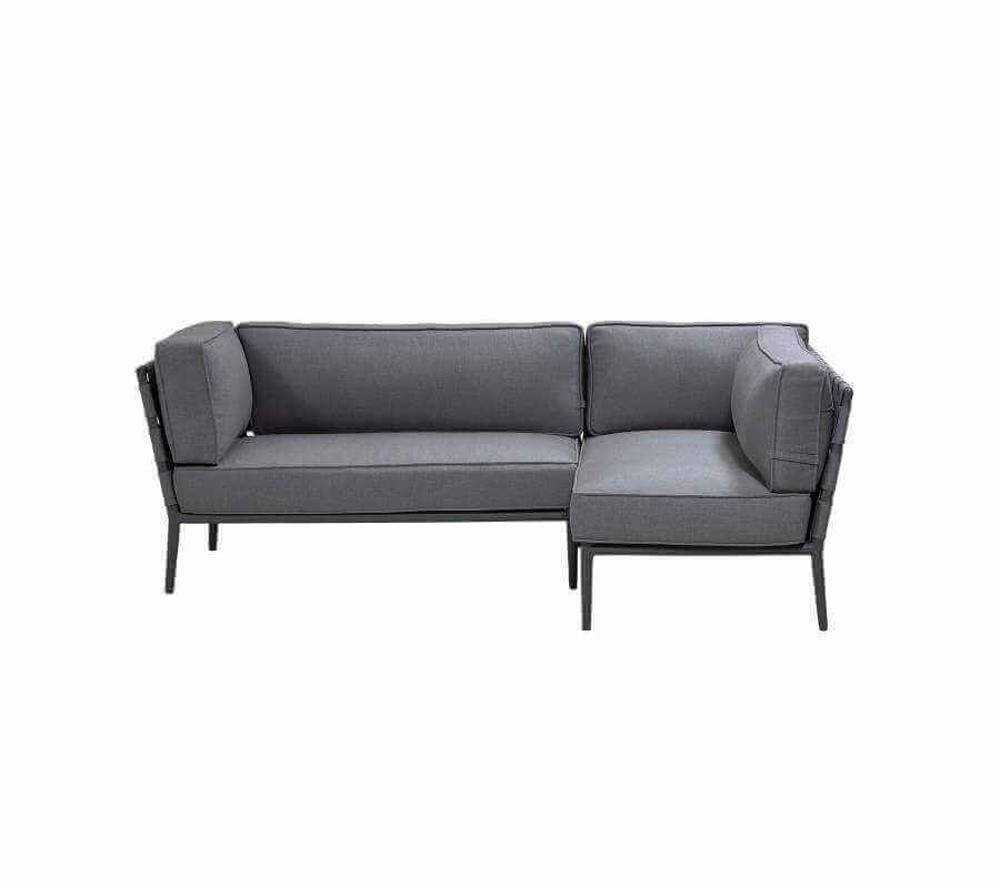 Cane-Line Conic Lounge 3-Light grey