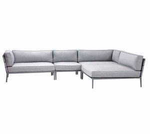 Cane-Line Conic Lounge 4-Light grey