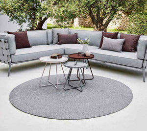 Cane-Line Dot Rug, Dia. 140 Cm-Green multi colour, Cane-line Soft Rope