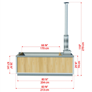 Dundalk Starlight Wood Burning Hot Tub-
