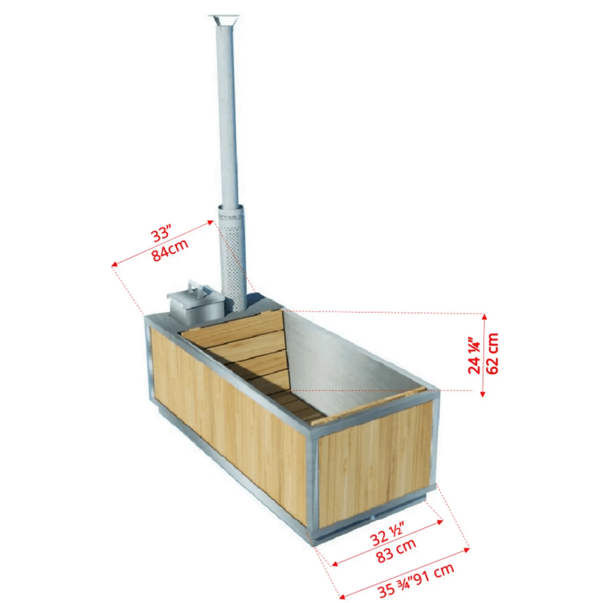 Dundalk Starlight Wood Burning Hot Tub-