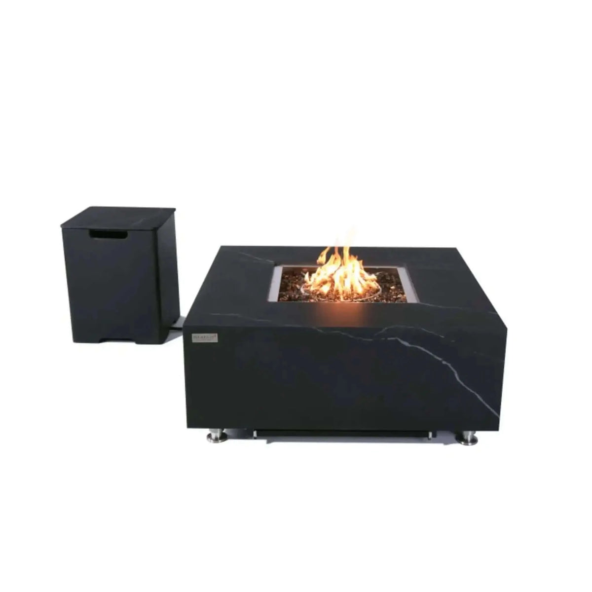 Elementi Plus Sofia Marble Porcelain Fire Table