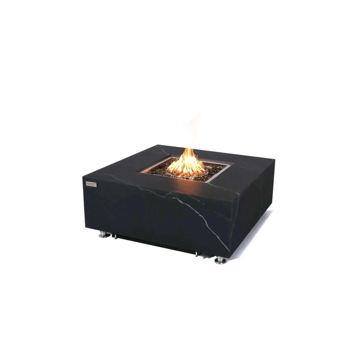 Elementi Plus Sofia Marble Porcelain Fire Table
