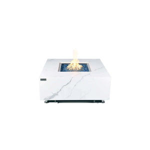 Elementi Plus Sofia Marble Porcelain Fire Table