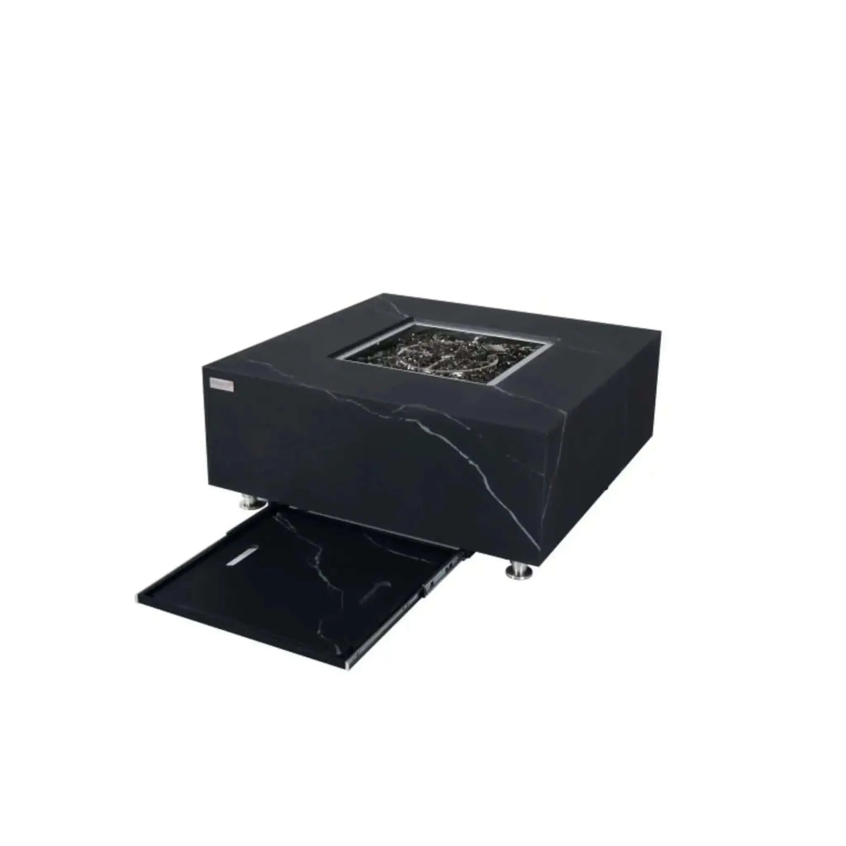 Elementi Plus Sofia Marble Porcelain Fire Table