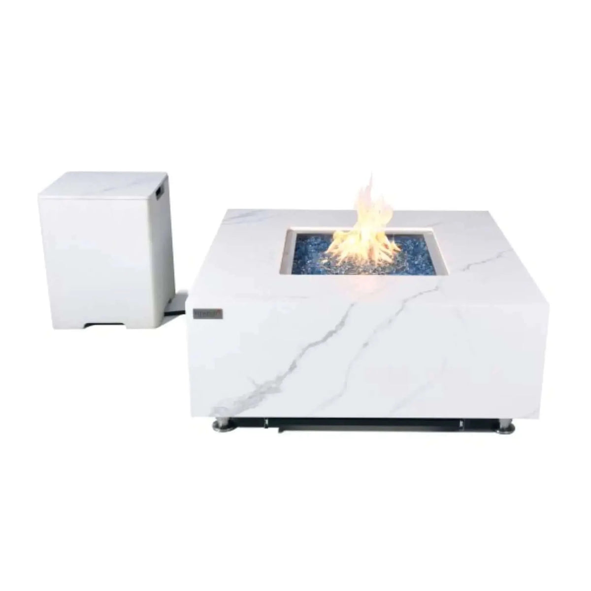 Elementi Plus Sofia Marble Porcelain Fire Table