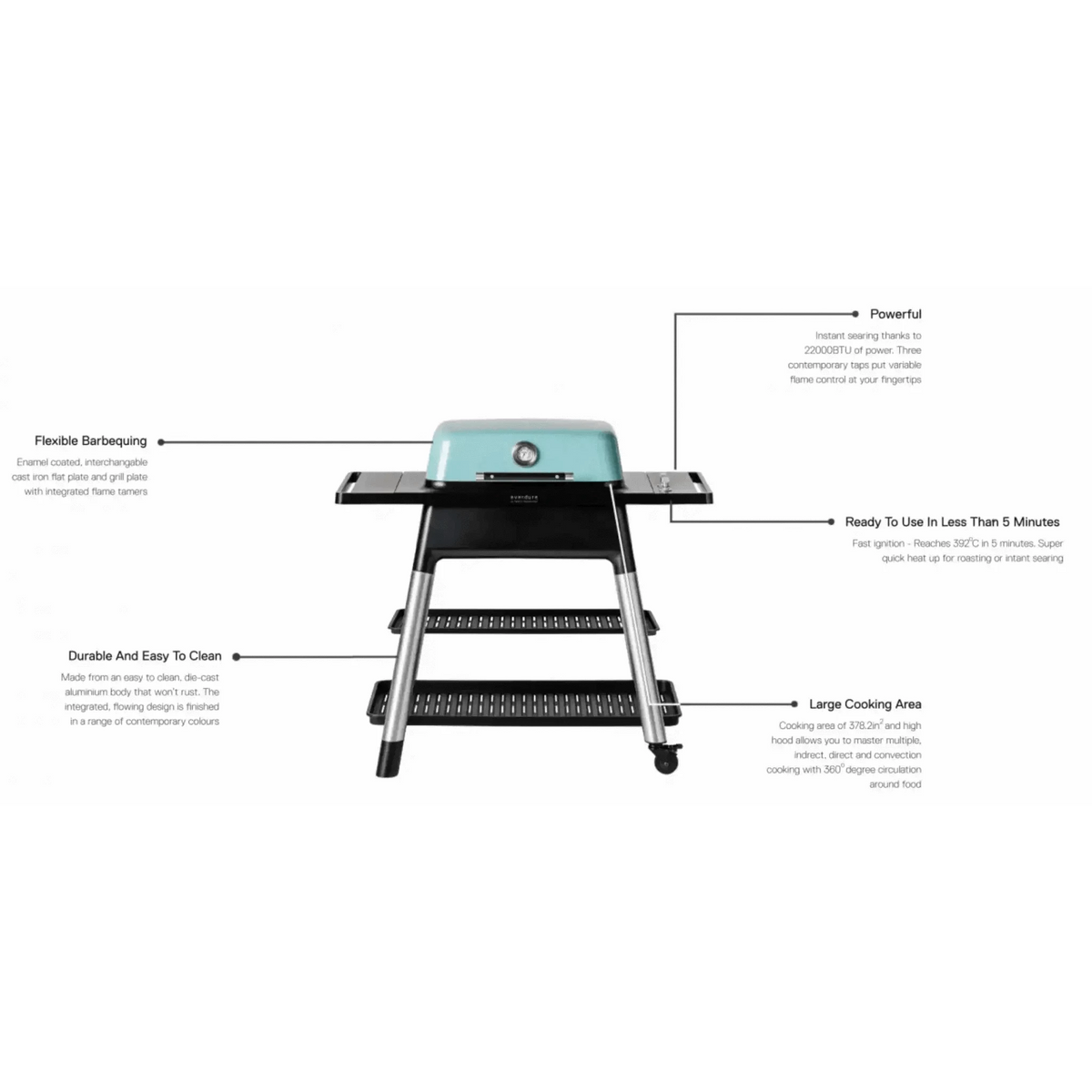 Everdure FORCE™ Gas Outdoor Grill with Stand-