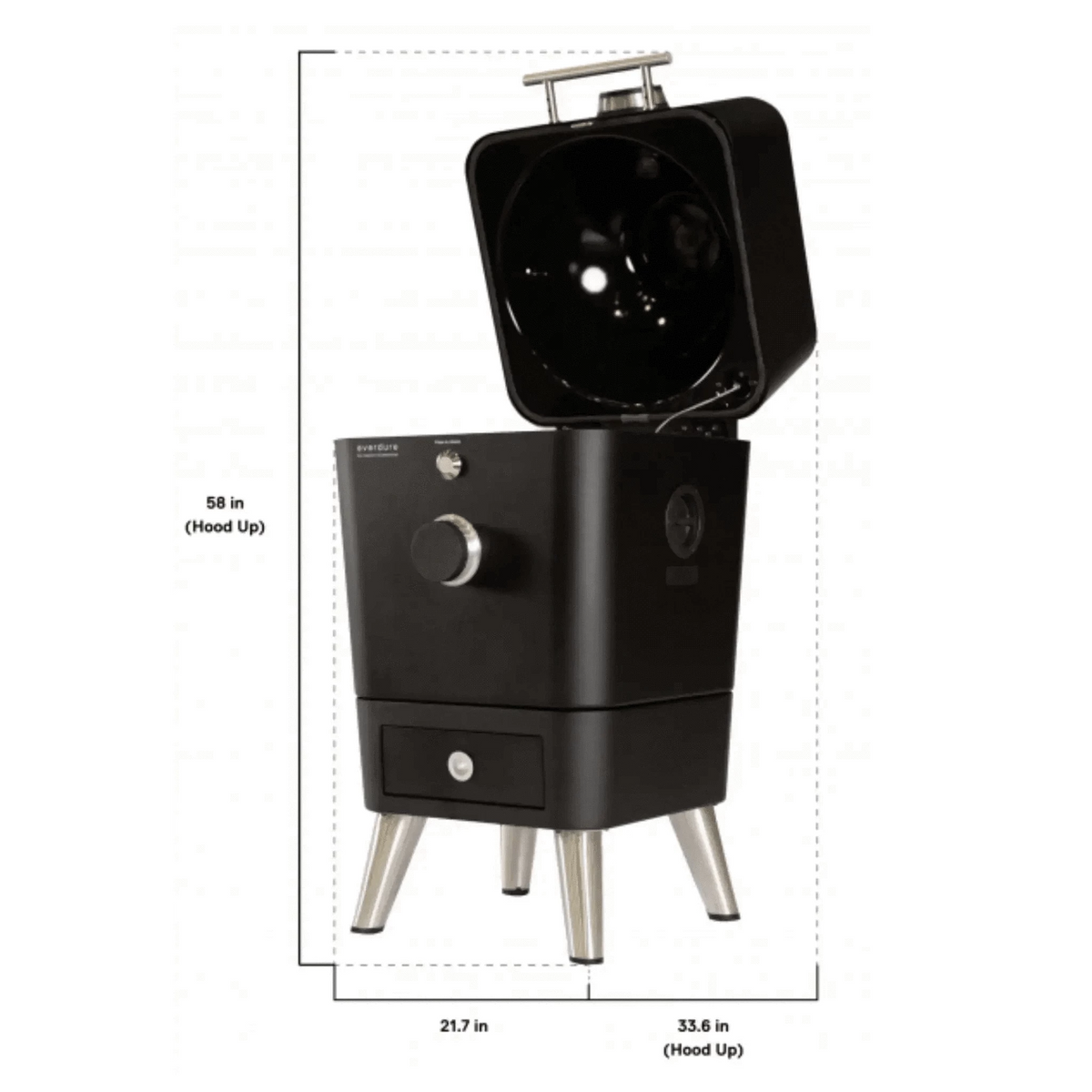 Everdure 4K Electric Ignition Charcoal Outdoor Grill-