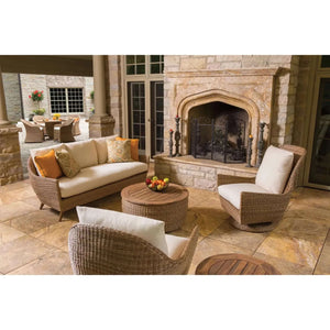 Lloyd Flanders Tobago 36" Round Cocktail Table