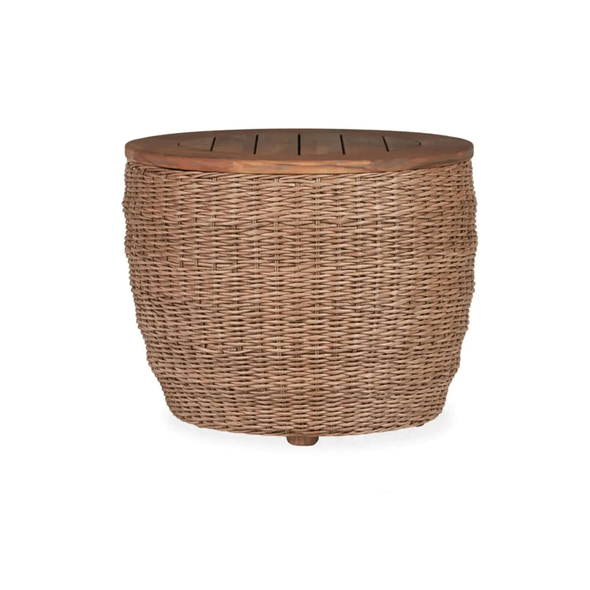 Lloyd Flanders Tobago 24" Round Barrel End Table