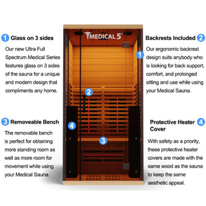 Medical 5 Ultra Full Spectrum Sauna