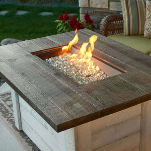 Outdoor GreatRoom Alcott Rectangular Gas Fire Pit Table-
