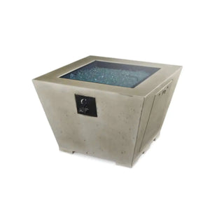 Outdoor GreatRoom Cove Square Gas Fire Pit Bowl-Natural Gas