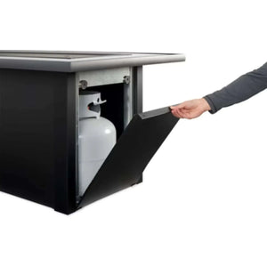 Outdoor GreatRoom Monte Carlo Linear Gas Fire Pit Table-