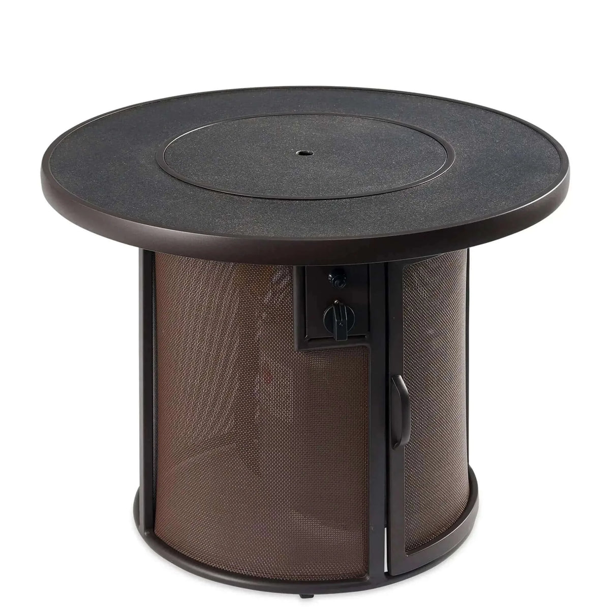 Outdoor GreatRoom Stonefire Round Gas Fire Pit Table-