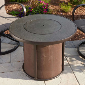 Outdoor GreatRoom Stonefire Round Gas Fire Pit Table-