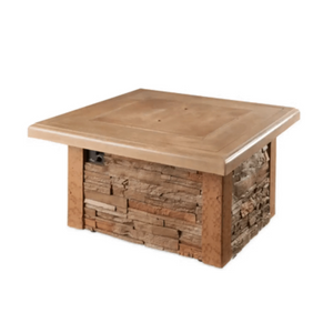 Outdoor GreatRoom Sierra Square Gas Fire Pit Table-Liquid Propane