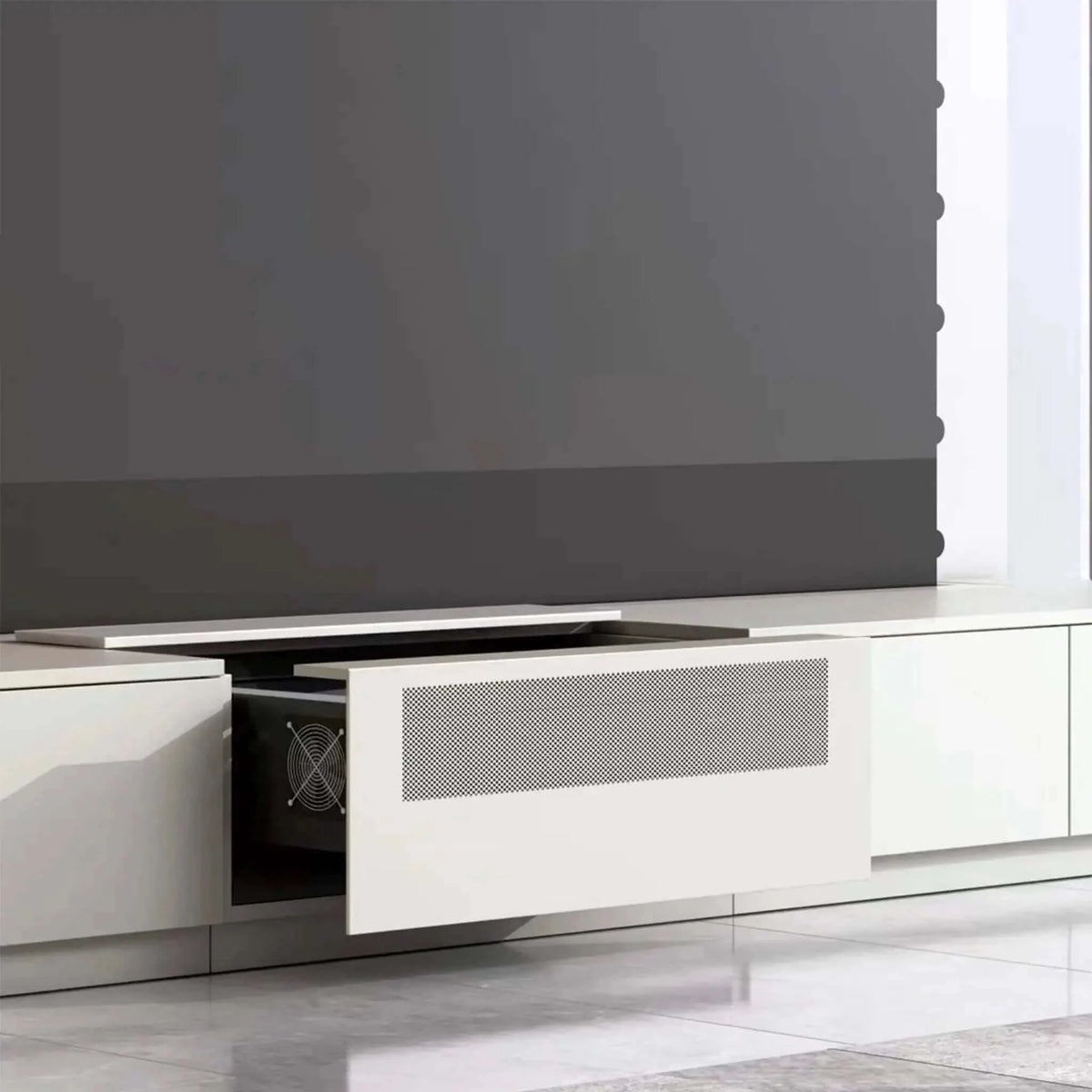 VIVIDSTORM Motorised Laser TV Cabinet Monte Carlo