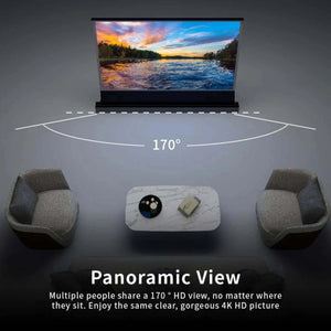 VIVIDSTORM S PRO Motorized Tension Floor Rising UST ALR Projector Screen