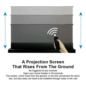 VIVIDSTORM S PRO Motorized Tension Floor Rising UST ALR Projector Screen