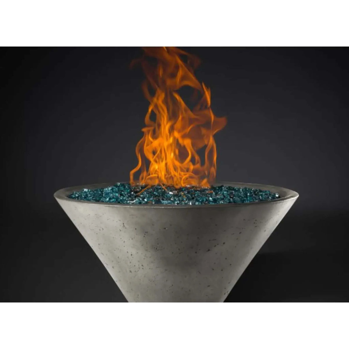 Slick Rock Concrete RidgeLine Fire Bowl Conical