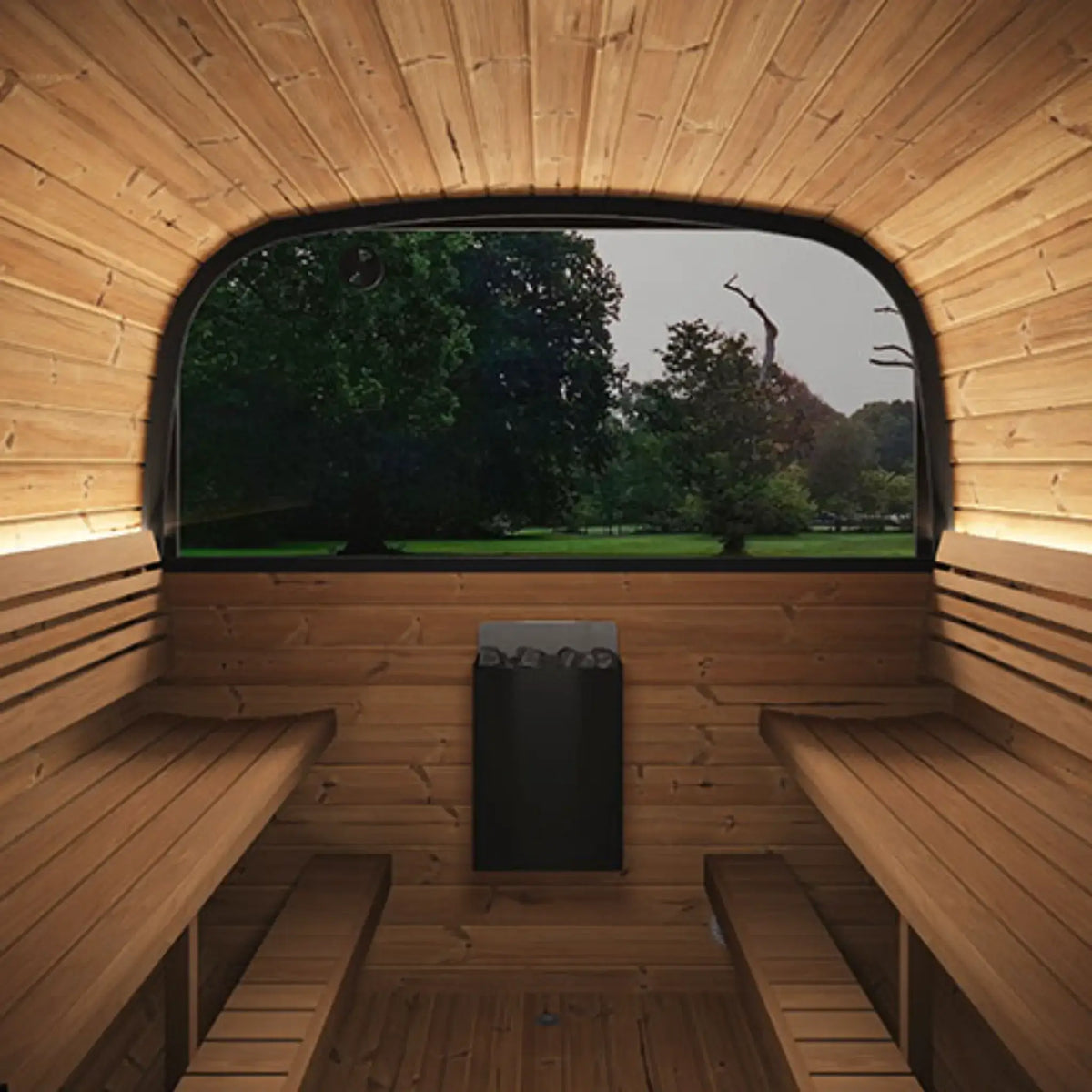 SaunaLife Model CL12GCP Outdoor Sauna