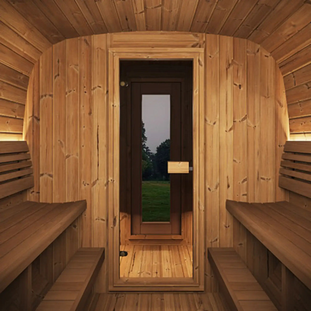 SaunaLife Model CL12GCP Outdoor Sauna