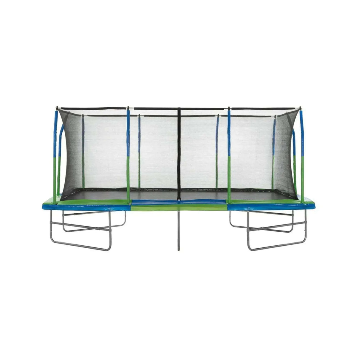 Machrus Upper Bounce Mega 10' X 17' Rectangular Trampoline Set