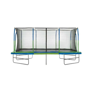 Machrus Upper Bounce Mega 10' X 17' Rectangular Trampoline Set