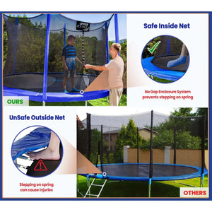 Machrus Upper Bounce 16' Round Trampoline Set